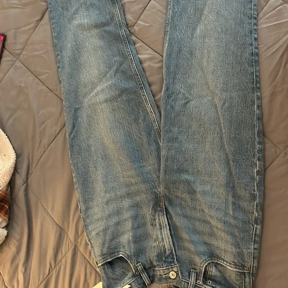 Abercrombie & Fitch Blue Denim Jeans - Picture 4 of 5